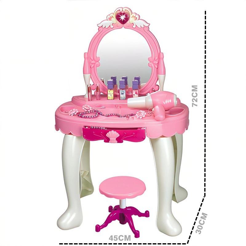 Dresser with Music and Light - Pink/White