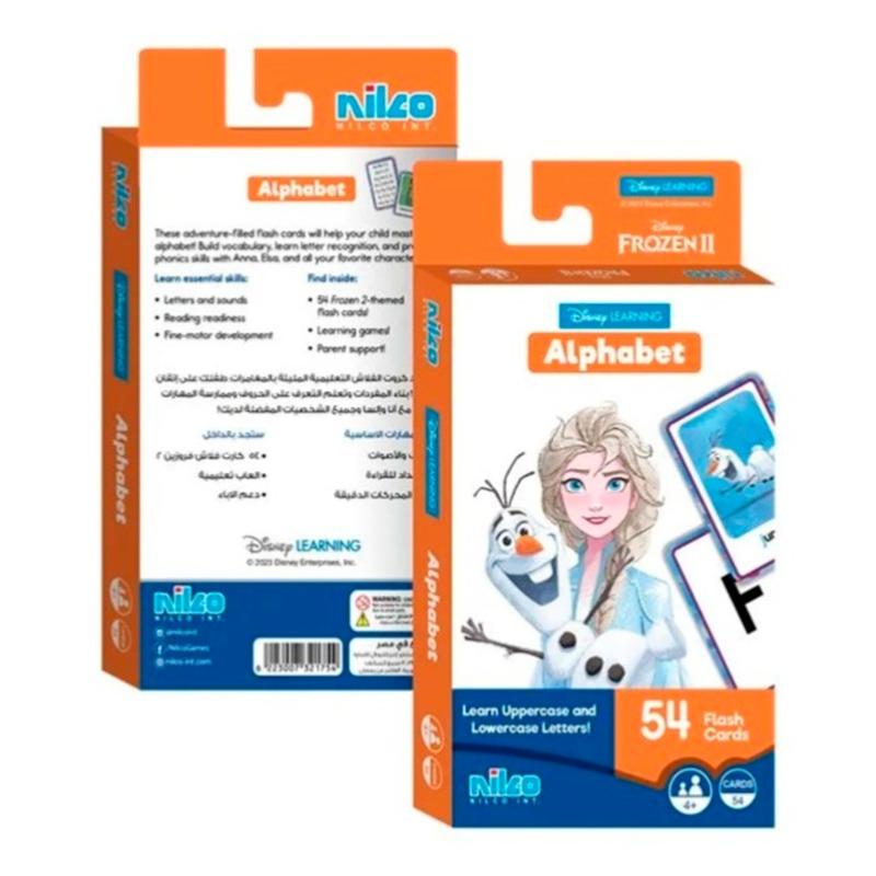 Nilco Frozen Alphabet Flash Cards Game