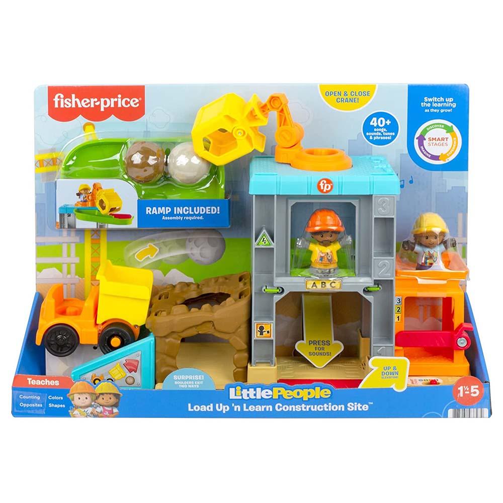 فيشر برايس - ليتل بيبول مجموعة لعب موقع البناء مع رافعة