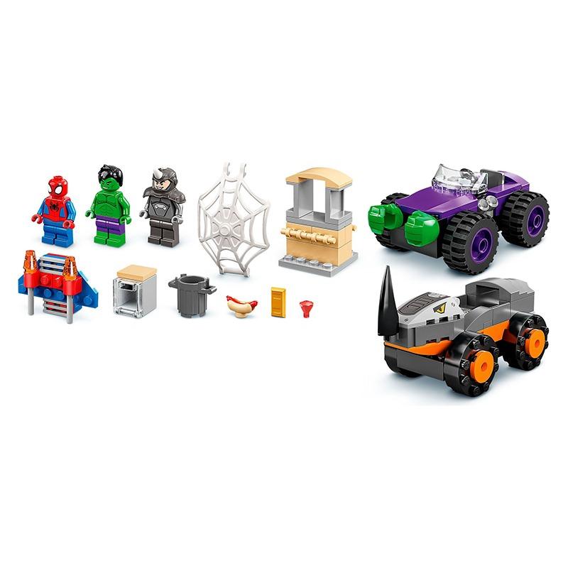 ليجو مارفل - مجموعة بناء شاحنة هولك و راينو