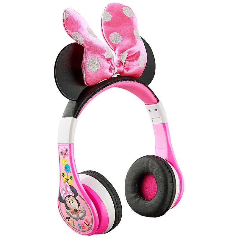 Kiddesigns Minnie Mouse Wireless Bluetooth Headphones - Pink