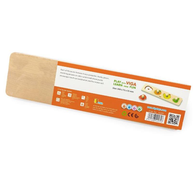 VIGA The First Puzzle With Handles - Fruits