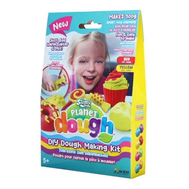 Slimy - Planet Dough DIY Dough Making Kit 4 Colors With Tools 500g