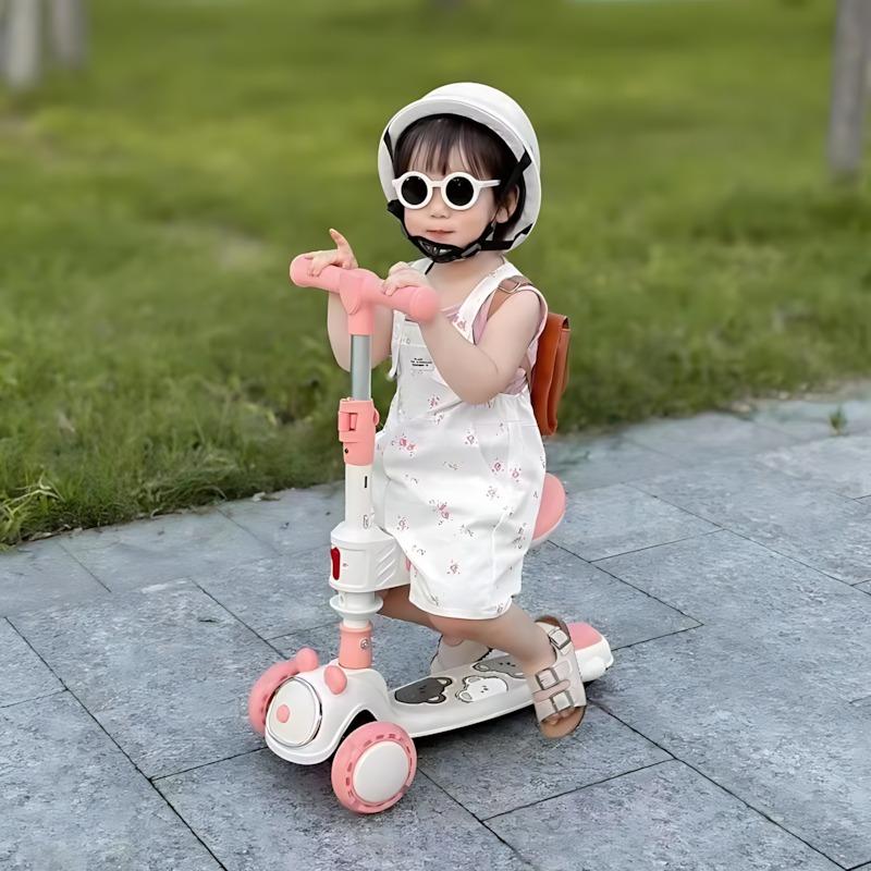 HLBB 2 In 1 Kids Scooter - Pink