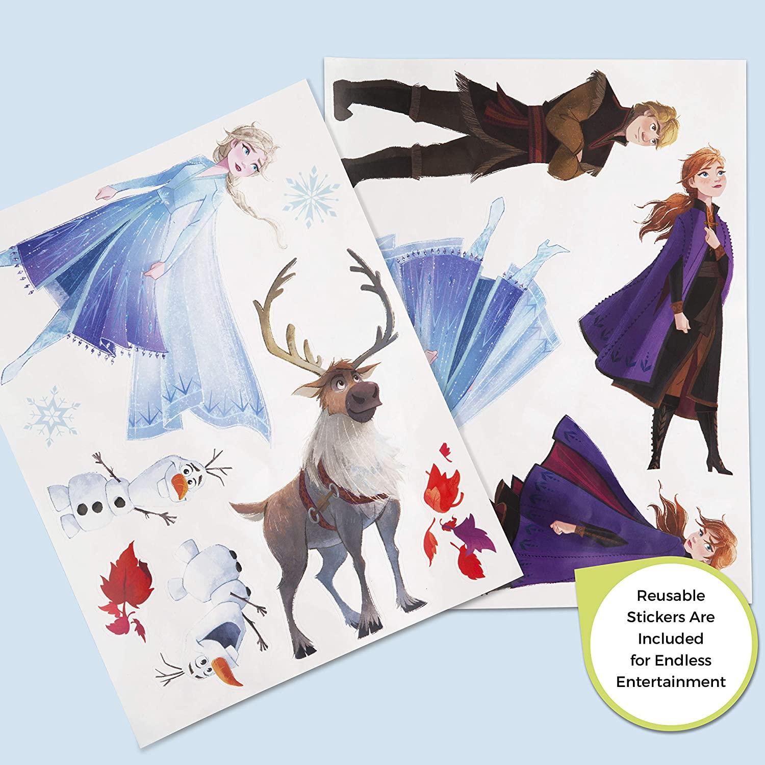 ديزني فروزن 2 - صندوق تخزين العاب الأطفال - متعدد الصناديق