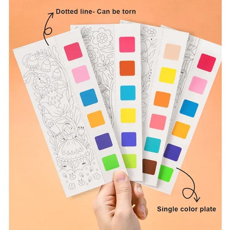 Mideer Paint with Water Booklet Enchanted Garden