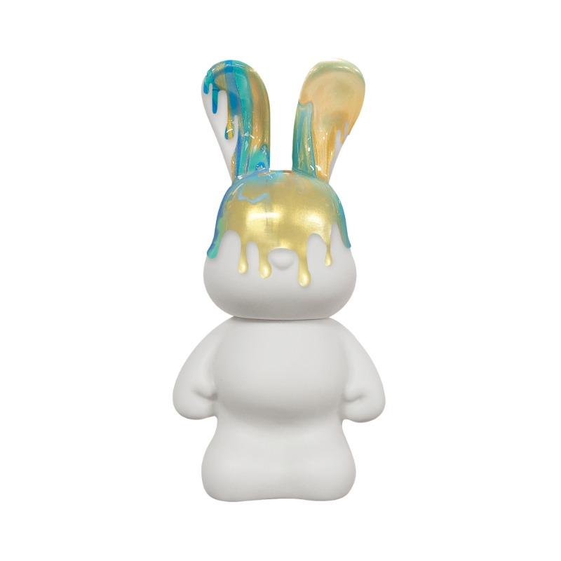 Pour Palz DIY Paint Bunny – Golden Splash