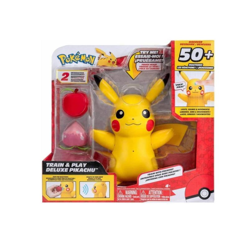 Pokemon Train and Play Deluxe Pikachu 4.5 Inch Figure