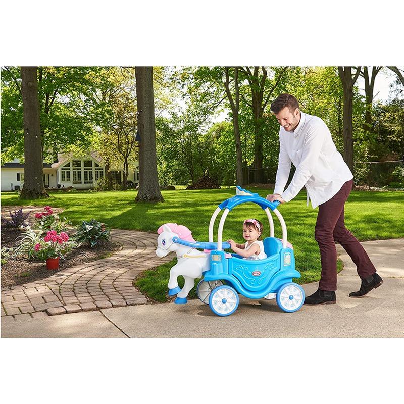 Little Tikes Princess Horse And Carriage - Blue