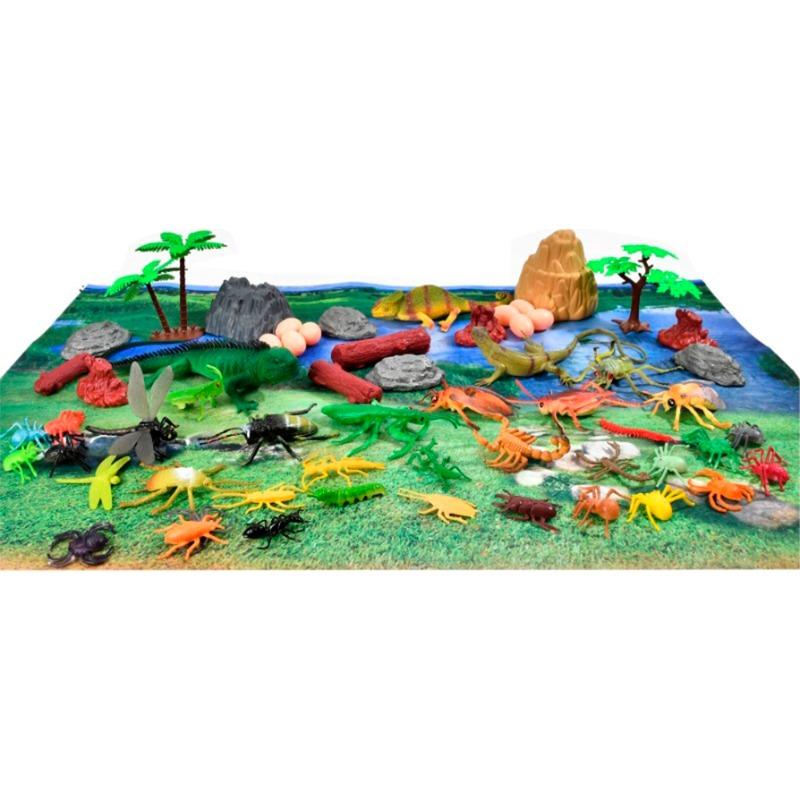 مجموعة الحشرات الزاحفة - 60 قطعة