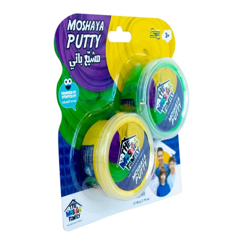 مشيع - معجون سلايم - عدد 2 علبة - متنوع