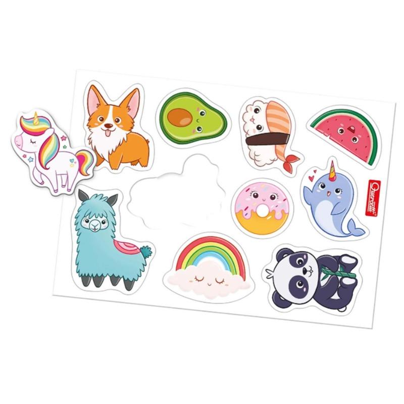 Quercetti Basic Letter And Numbers Set for Magnetic Whiteboard-112 Piece