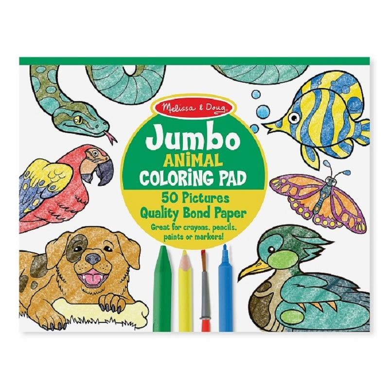 Melissa And Doug Jumbo Coloring Pad - Animal