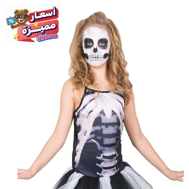 Mad Toys Skeleton Tutu Dress Kids Halloween Girls Costume - XXL