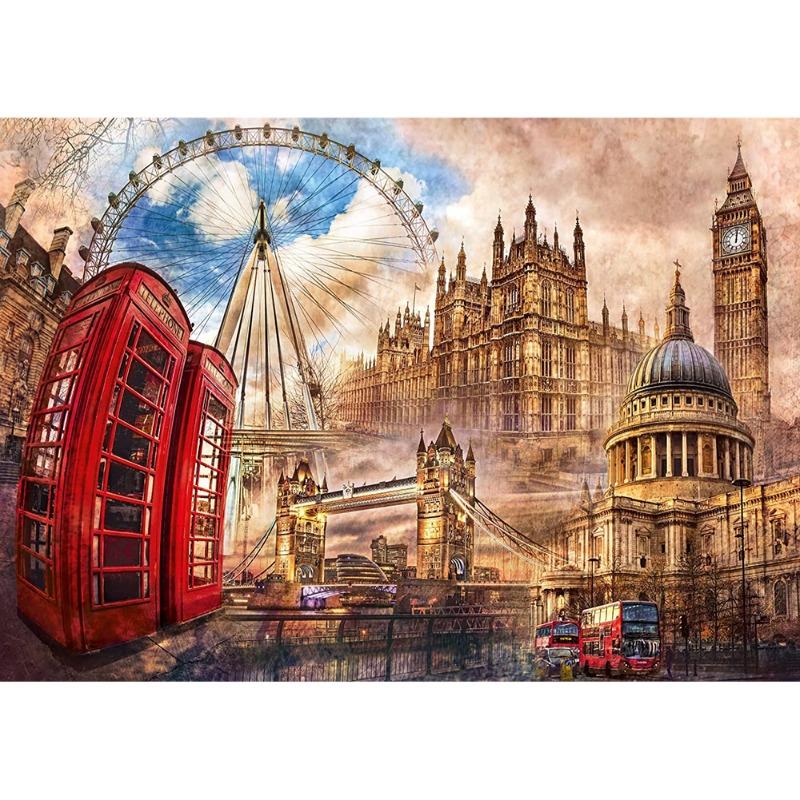 Clementoni Vintage London Puzzle - 1500 Pcs