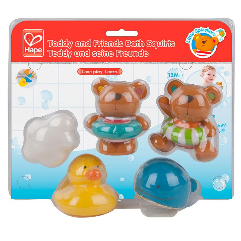 Hape Teddy And Friends Bath Squirts