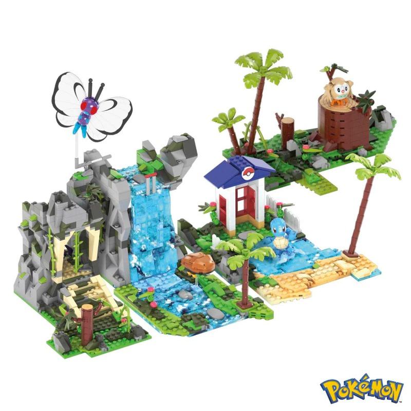 ميجا - مجموعة كتل بناء بوكيمون بتصميم الغابة
