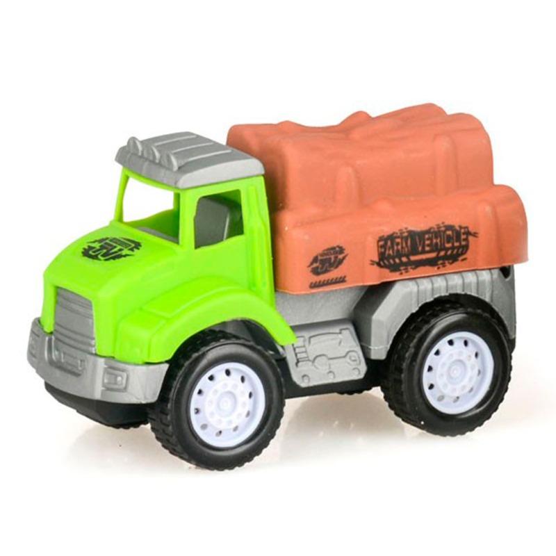 مجموعة شاحنة نقل السيارات - لون أخضر