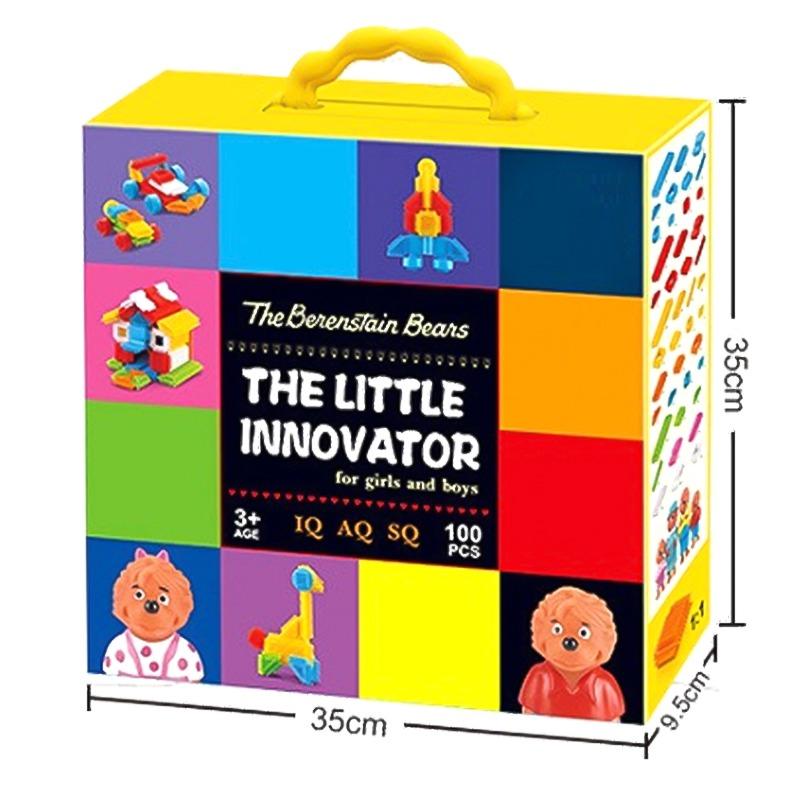 مجموعة كتل البناء المتشابكة 104 قطعة