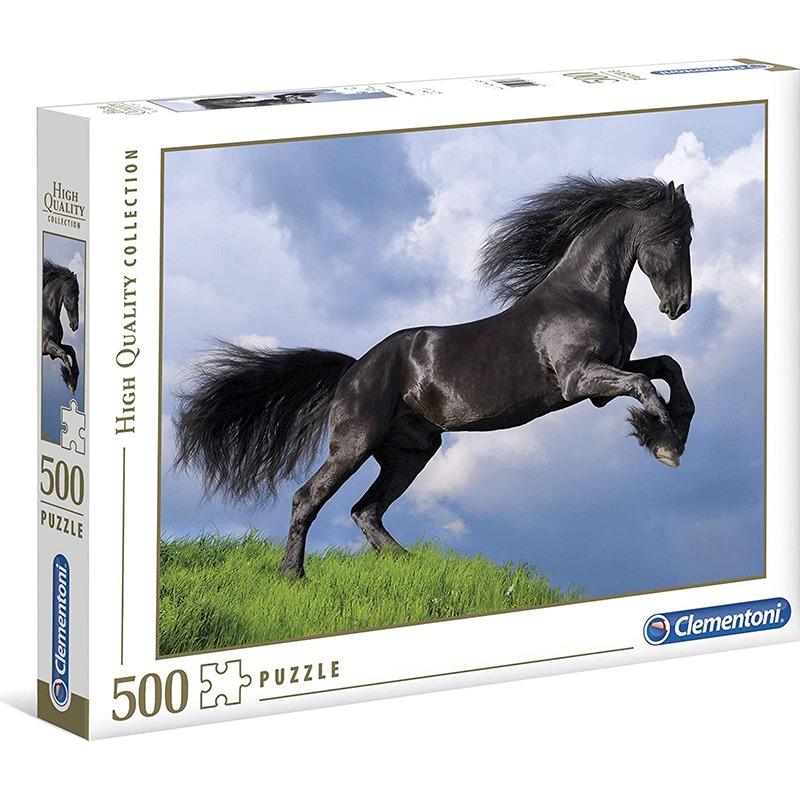 Clementoni French Black Horse Puzzle 500 pcs