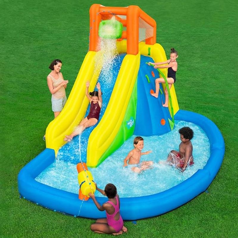 Bestway Mount Splashblast Mega Water Park – Inflatable Slide & Splash Pool