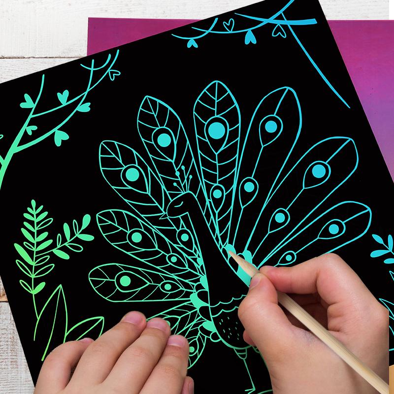 Mideer Scratch Art Card Animal