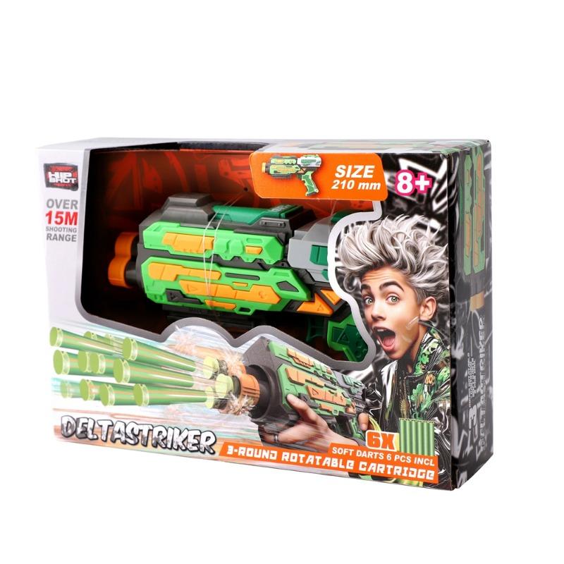 Hip Shot Deltastriker Dart Blaster 6 Darts