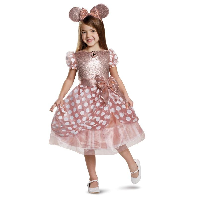 Walt Disney Minnie Rose Gold Deluxe Dress-Up - 7 To 8 Years