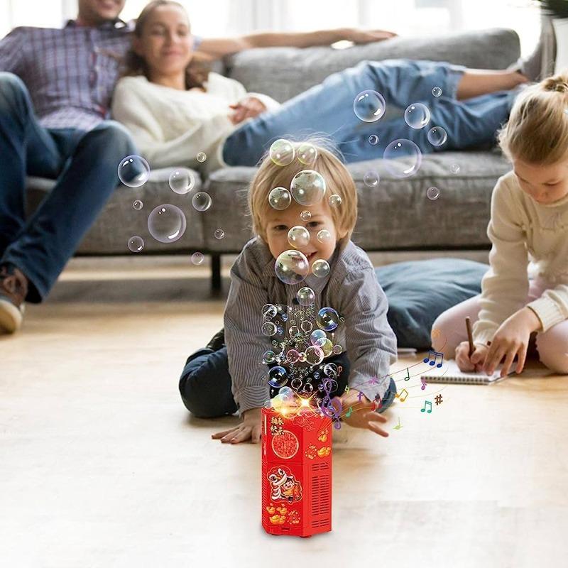 Bubble Machine Atmosphere With Light And Music