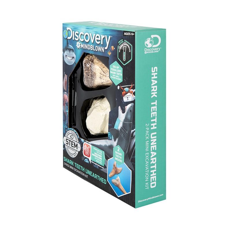 ديسكوفري - مجموعة اسنان القرش من الأثرية 2 قطعة