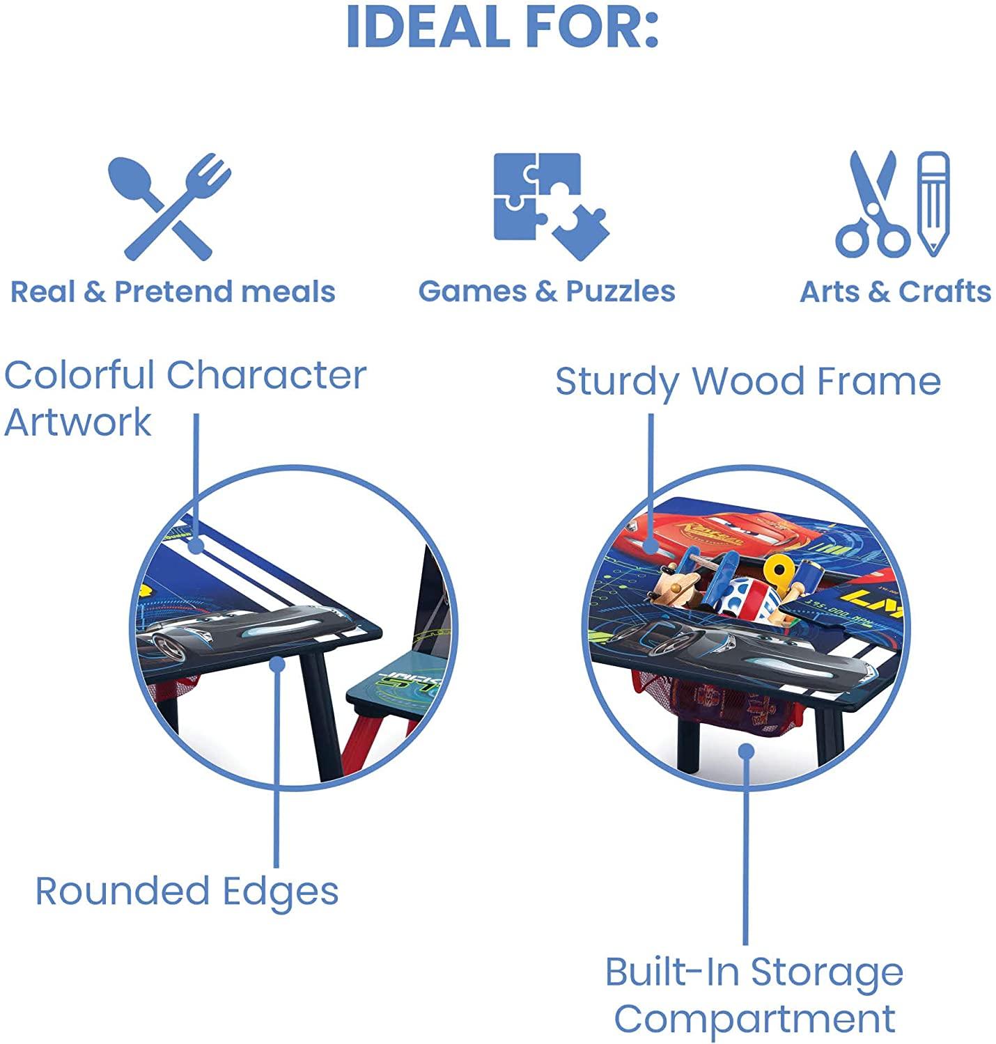 Delta Children Cars Table And Two Chairs