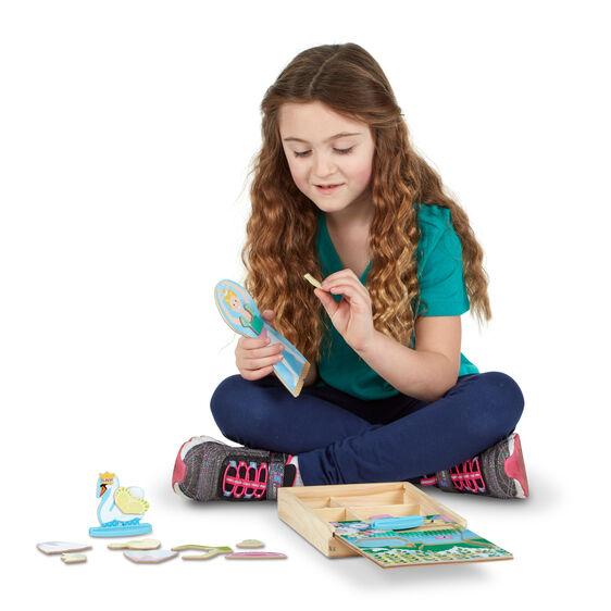 Melissa and Doug Ballerina Fairy Magnetic Dress-Up Play Set