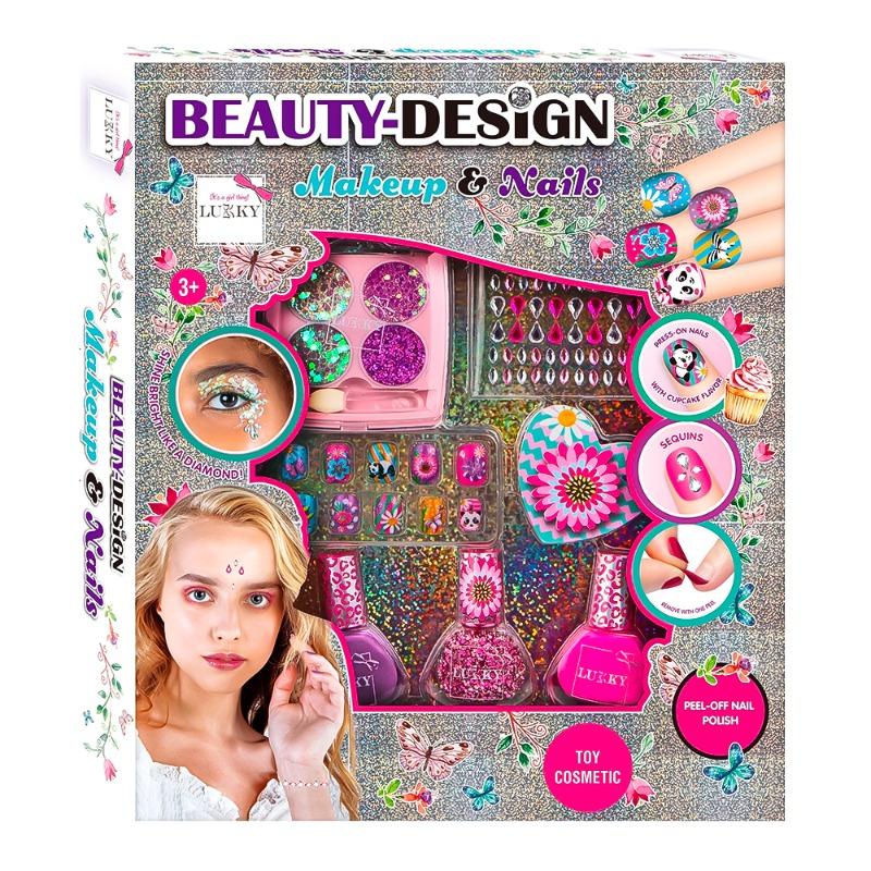 Lukky Set Beauty Design Make Up And Nails