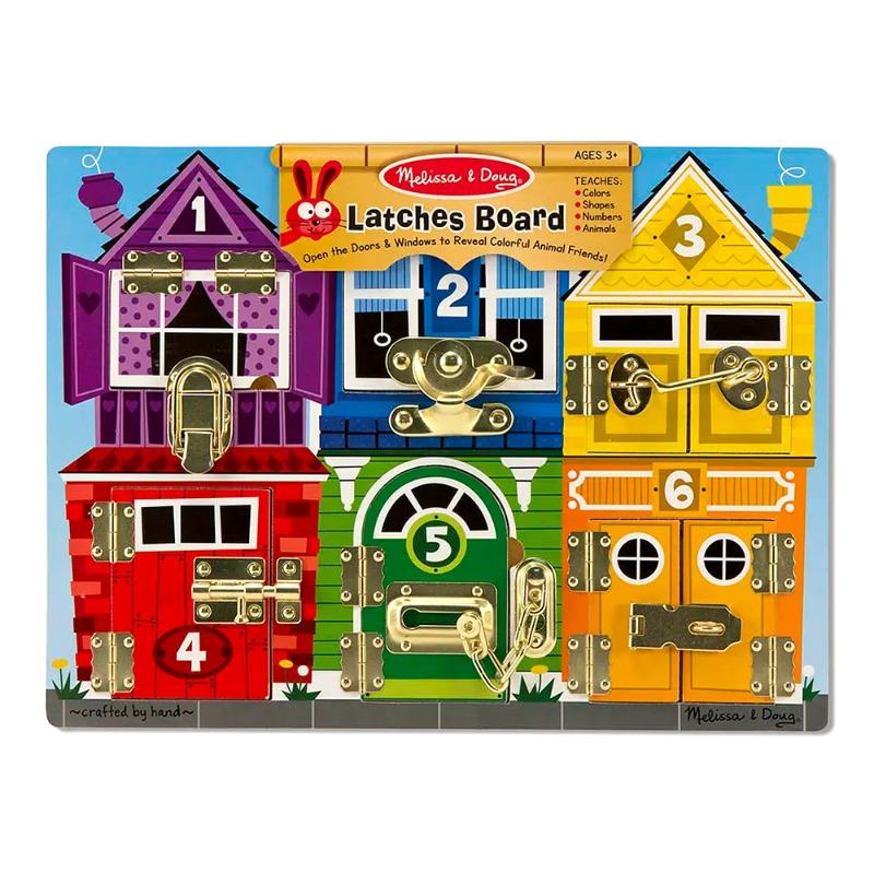 Melissa And Doug Latches Wooden Activity Board
