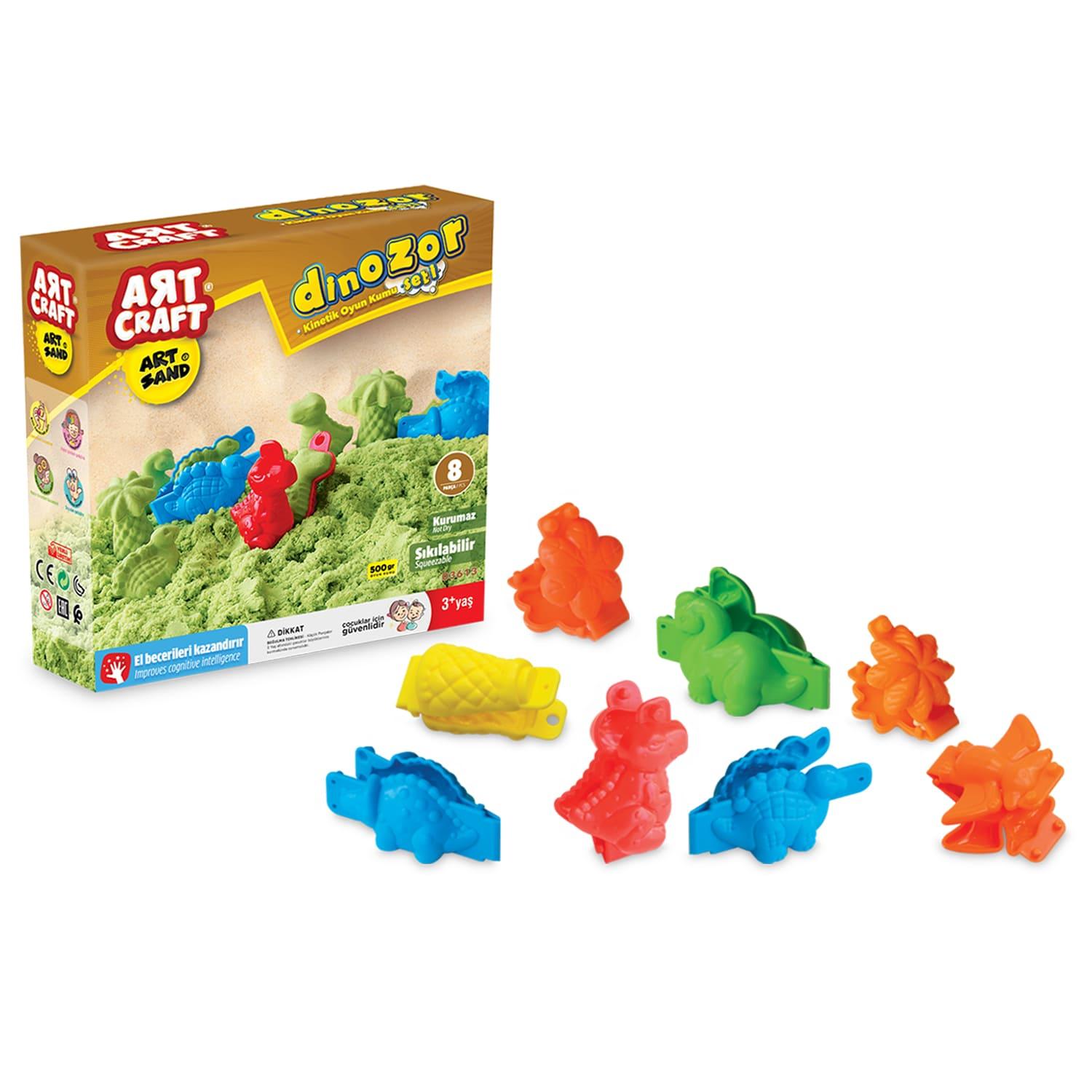 مجموعة تصميم الديناصورات بالصلصال