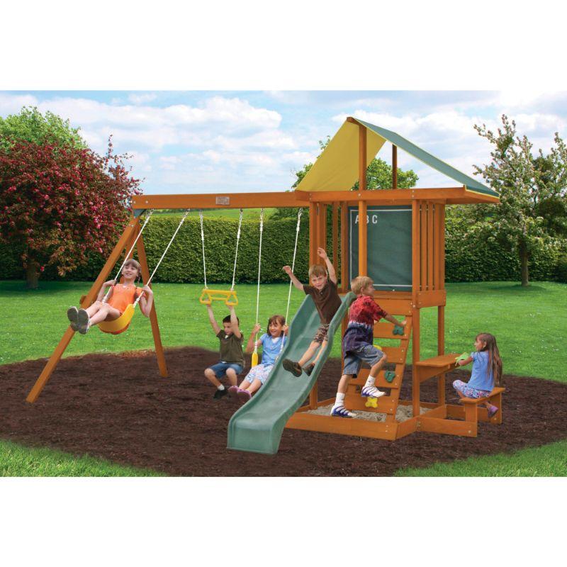Kidkraft Springfield II Wooden Swing Playset