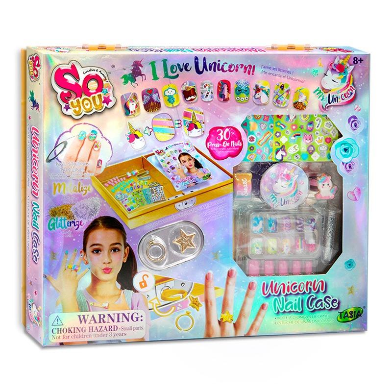 Tasia Unicorn Nails Case