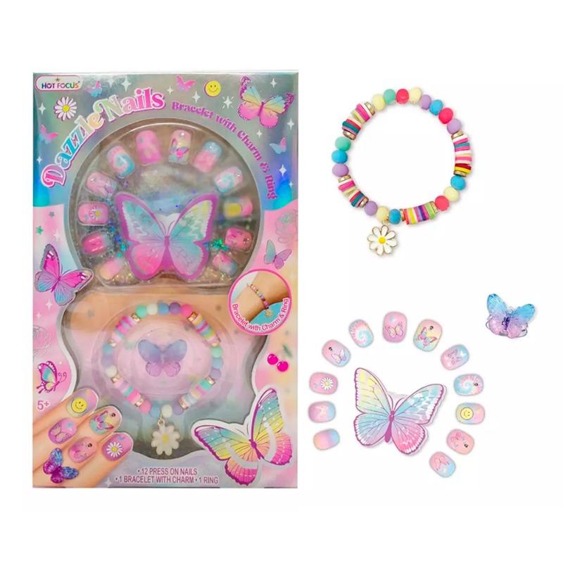 هوت فوكس - مجموعة طلاء الأظافر على شكل فراشة