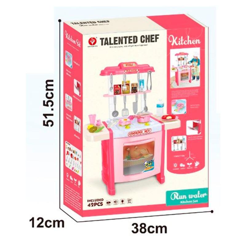 Sanjiao - Talented Chef Cooking Set With Light & Music - 42 Pcs