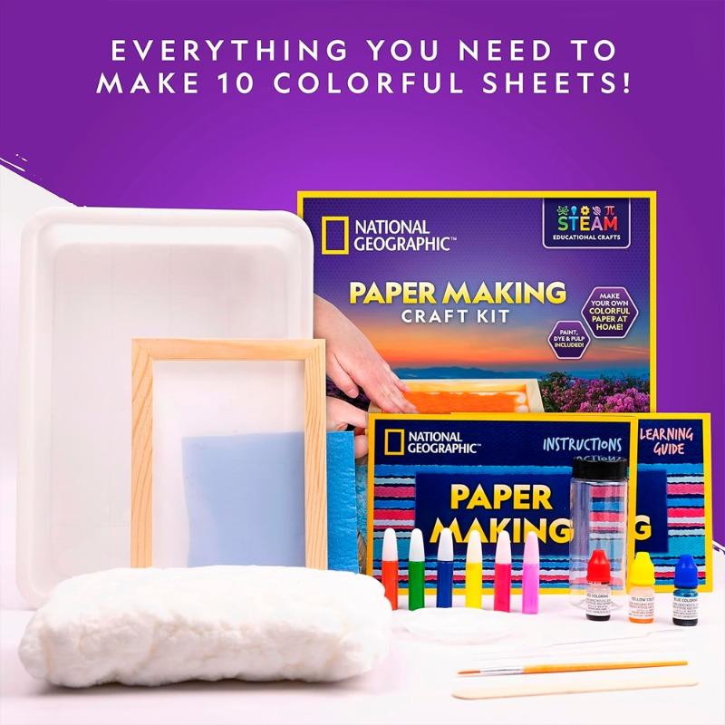 National Geographic Paper Making Craft Kit