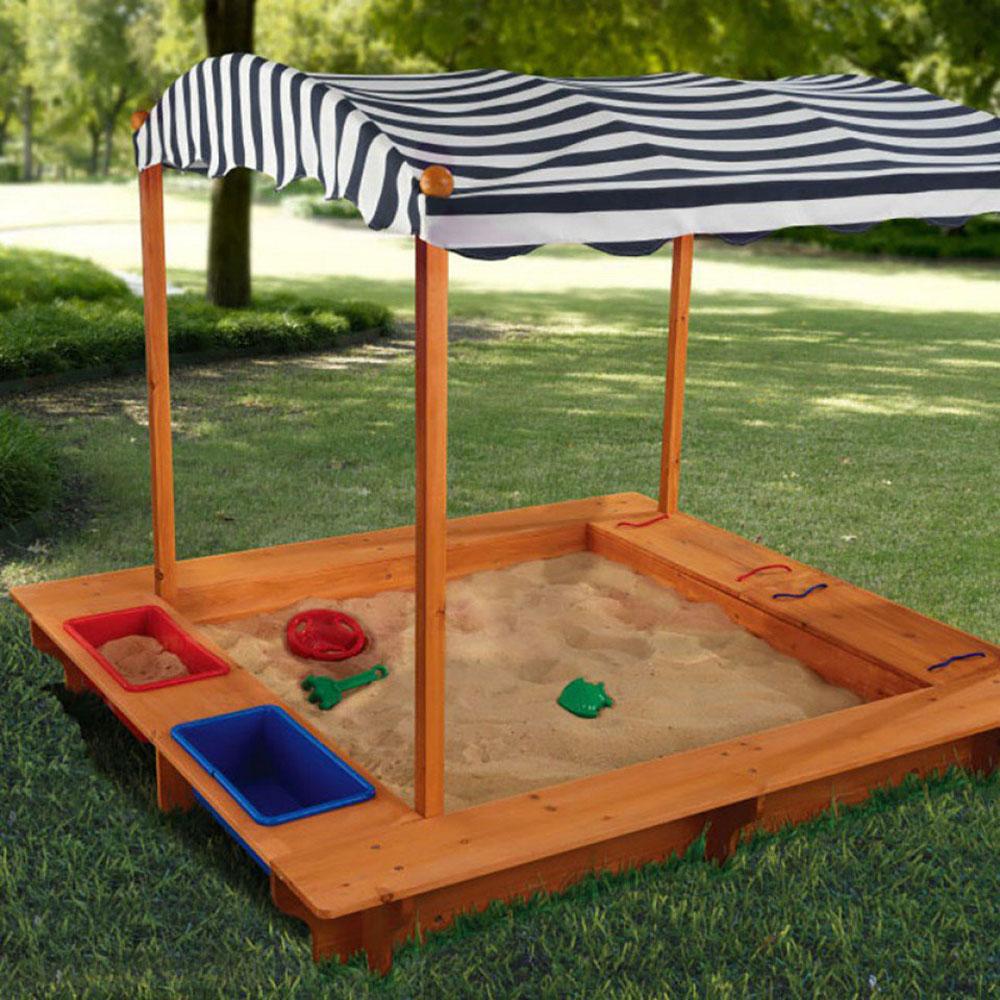 KidKraft Outdoor Sandbox With Canopy