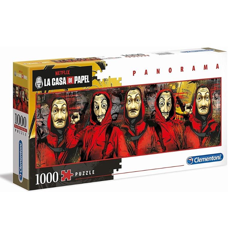 Clementoni Panorama Puzzle La Casa De Papel 1000 Pcs