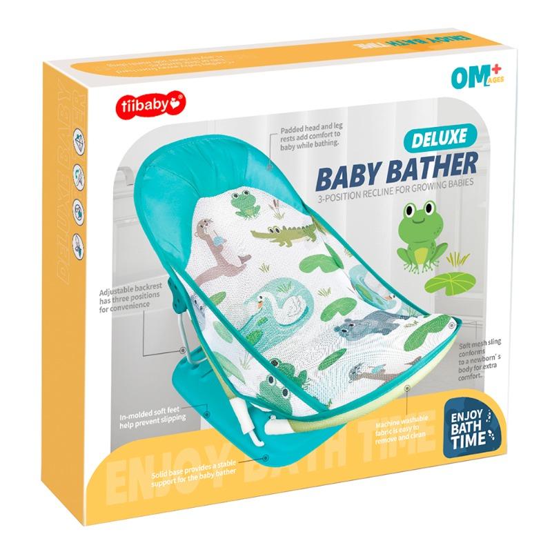 Baby Shower Chair With Pillow Blue