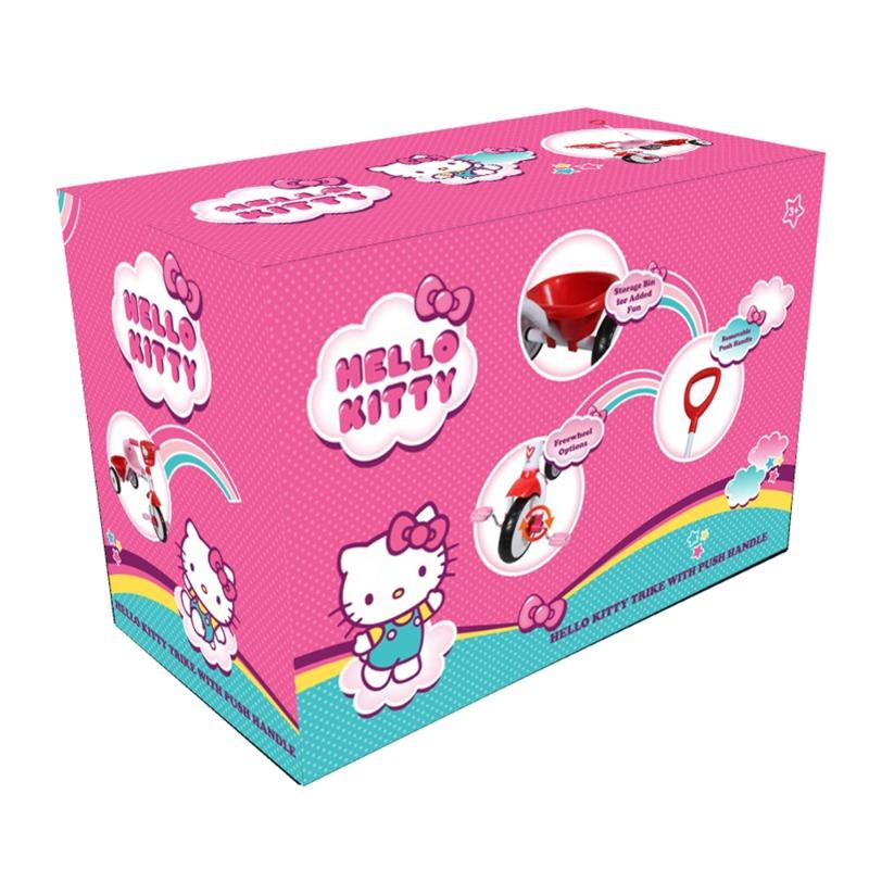 Hello Kitty Trike With Push Handle