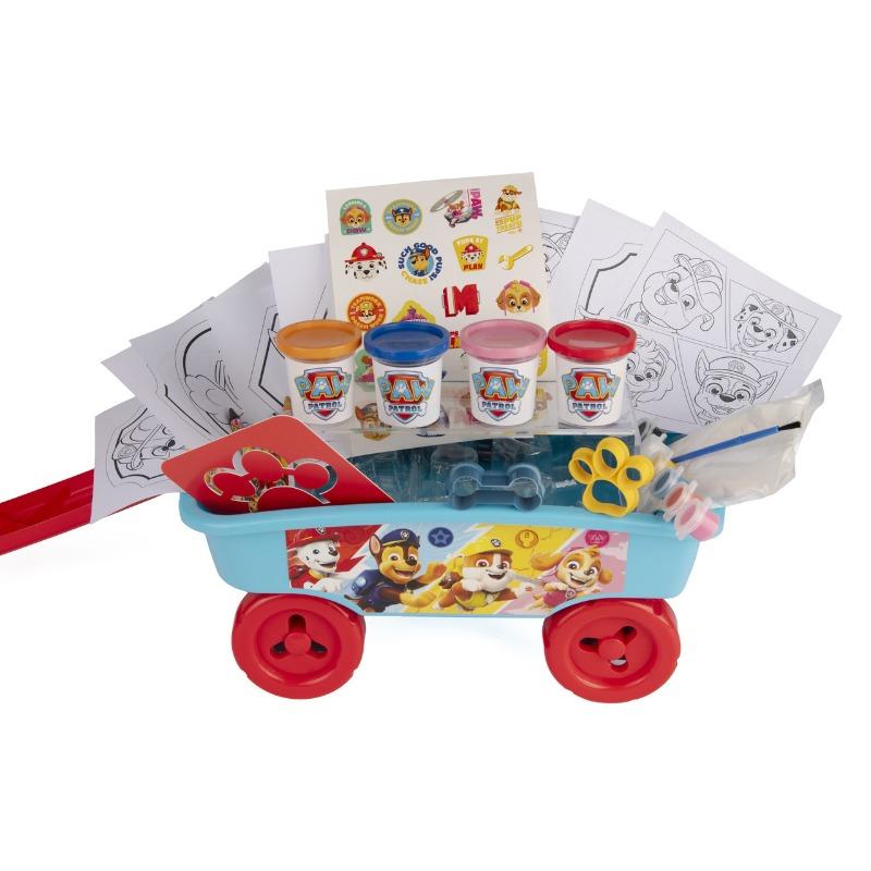 Paw Patrol Pull Along Activity Trolley - Kids Interactive Play & Learning Toy