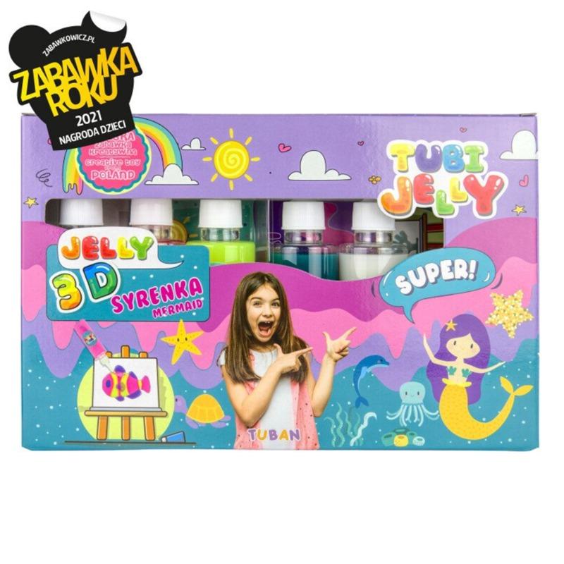 Tuban Tubi Jelly Set with 6 Colors - Mermaid