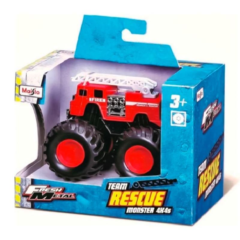 Maisto Fresh Metal Rescue Monster Vehicle Fireman's car
