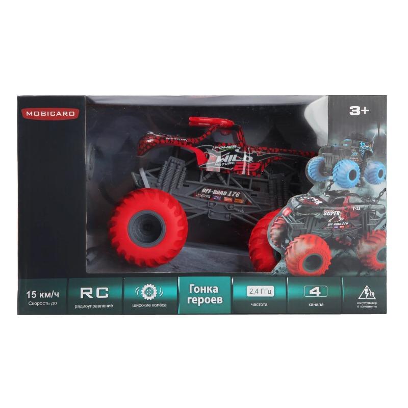 سيارة كروس رود بعجلات كبيرة لاسلكية – مقياس 1:18