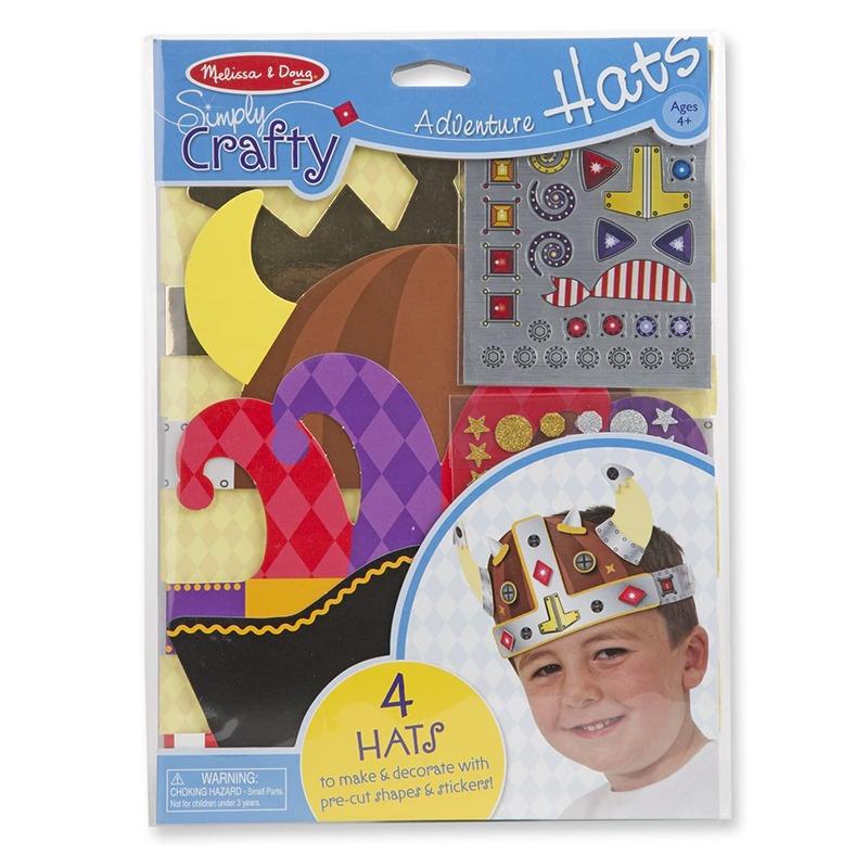 Melissa & Doug Simply Crafty Adventure Hats
