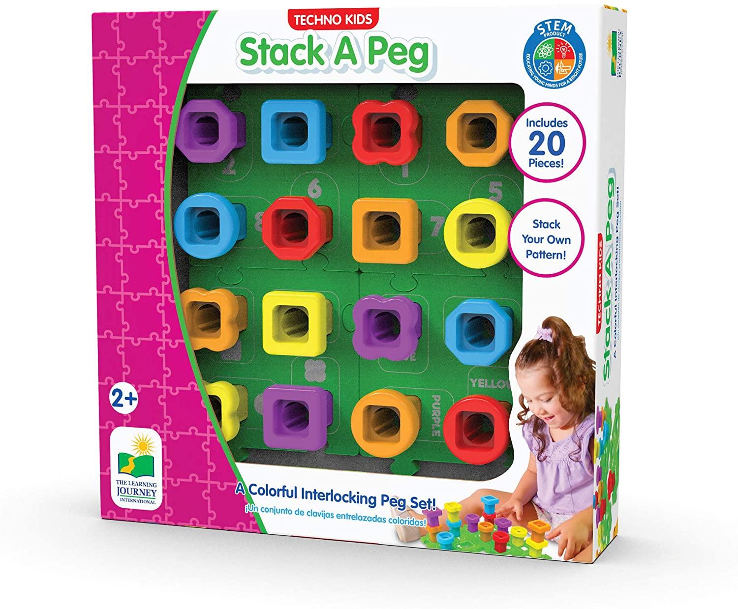 The Learning Journey Techno Kids Stack A Peg